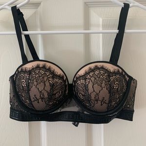 Very Sexy Black and Nude Push up Bra.